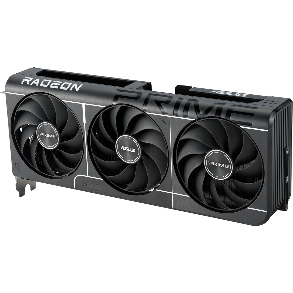 Asus prime radeon rx 9060 xt oc 16gb grafische kaart (grijs, 2x displayport, 1x hdmi)