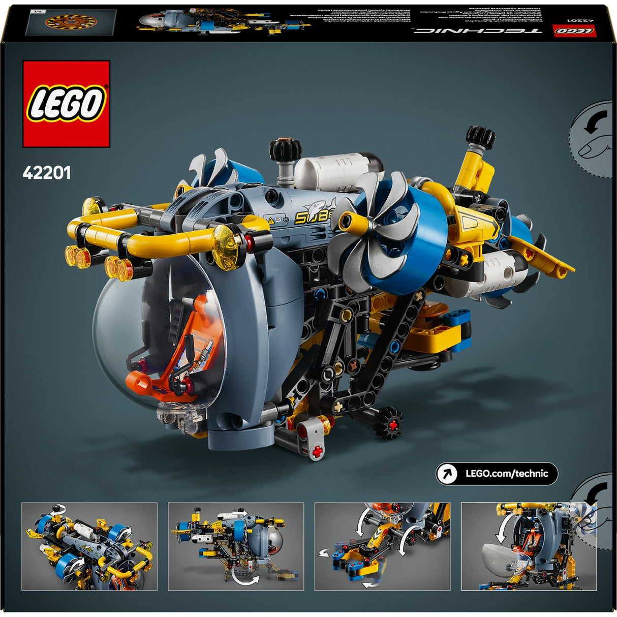 Lego Technic 42201 U-Boot für die Tiefseeforschung