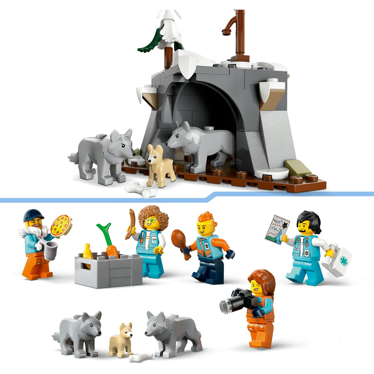 Lego 60471 Stadterkundungs-Laborwagen am Nordpol