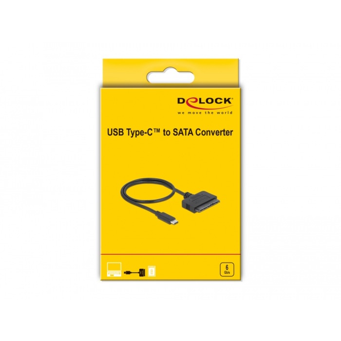 Delock Delock USB Typ-C-Konverter zu 22 Pin SATA 6 GB S