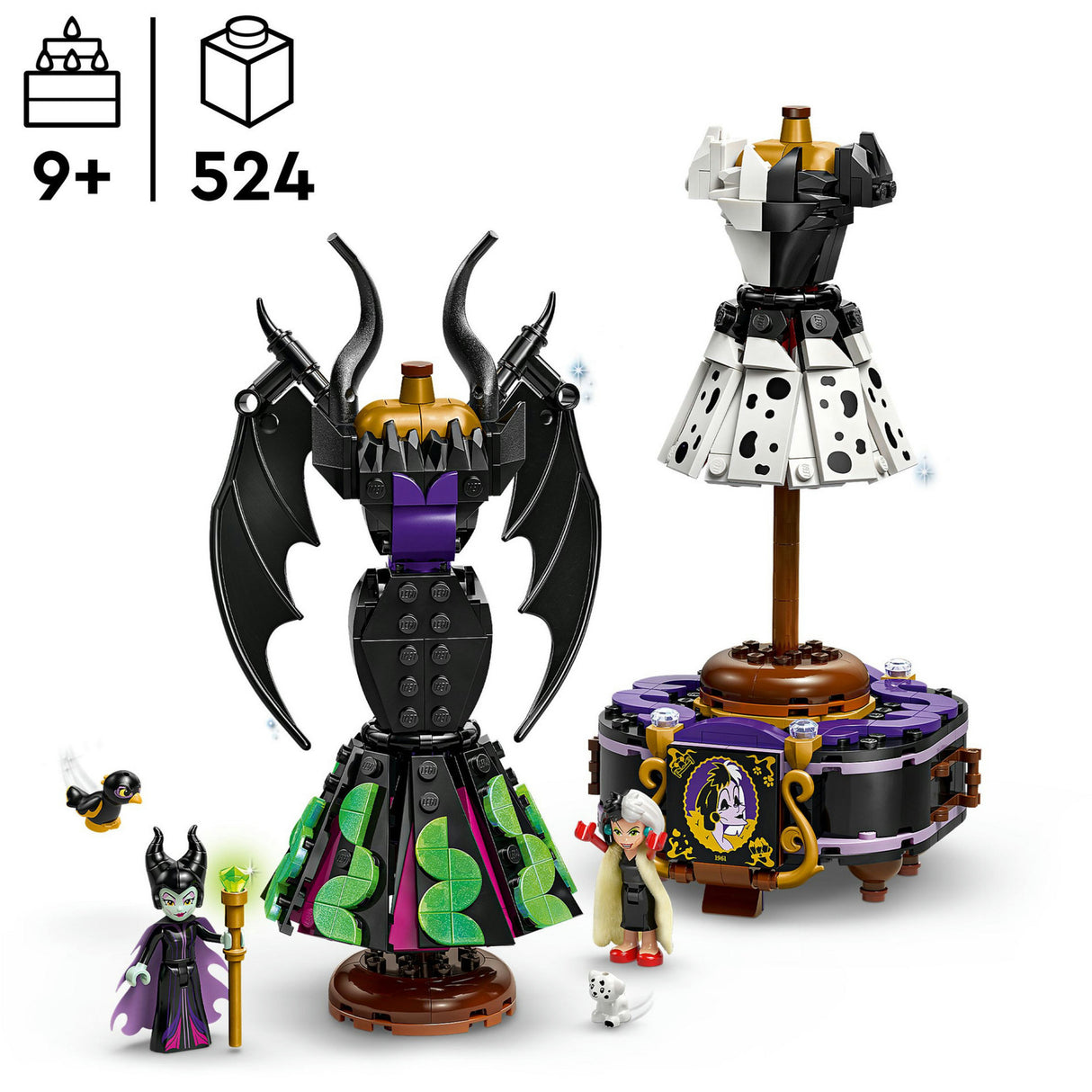 Lego Disney 43262 Die Kleider von Maleficent und Cruella de Vil