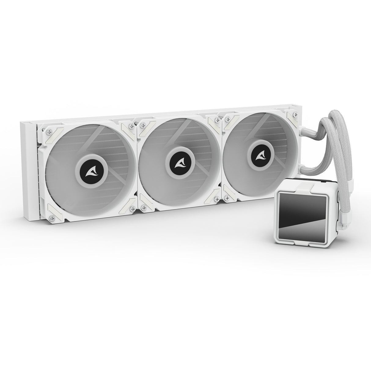 Sharkoon S60 ArGB Wasserkühlung (weiß, 4-Pin-PWM)