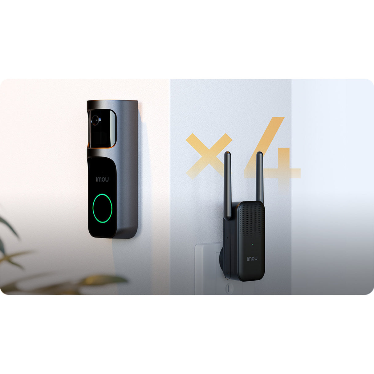 Imou Doorbell 2s Kit (schwarz, 2k, komplett kabellos)
