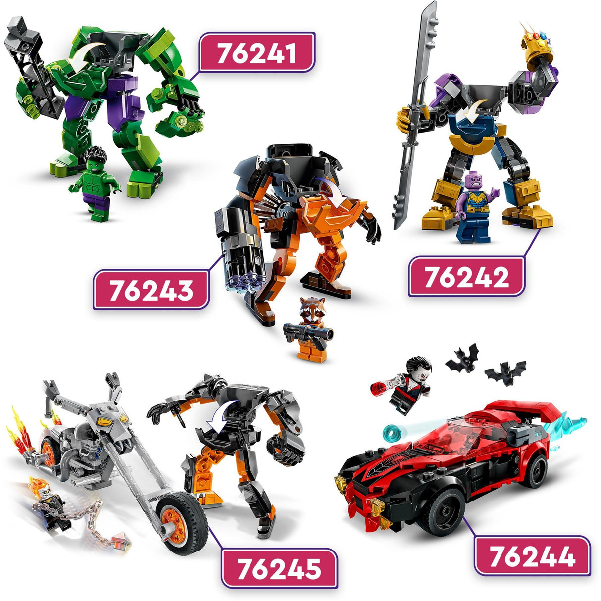Lego Marvel – Raketen-Mech-Rüstungsbauspielzeug (76243)