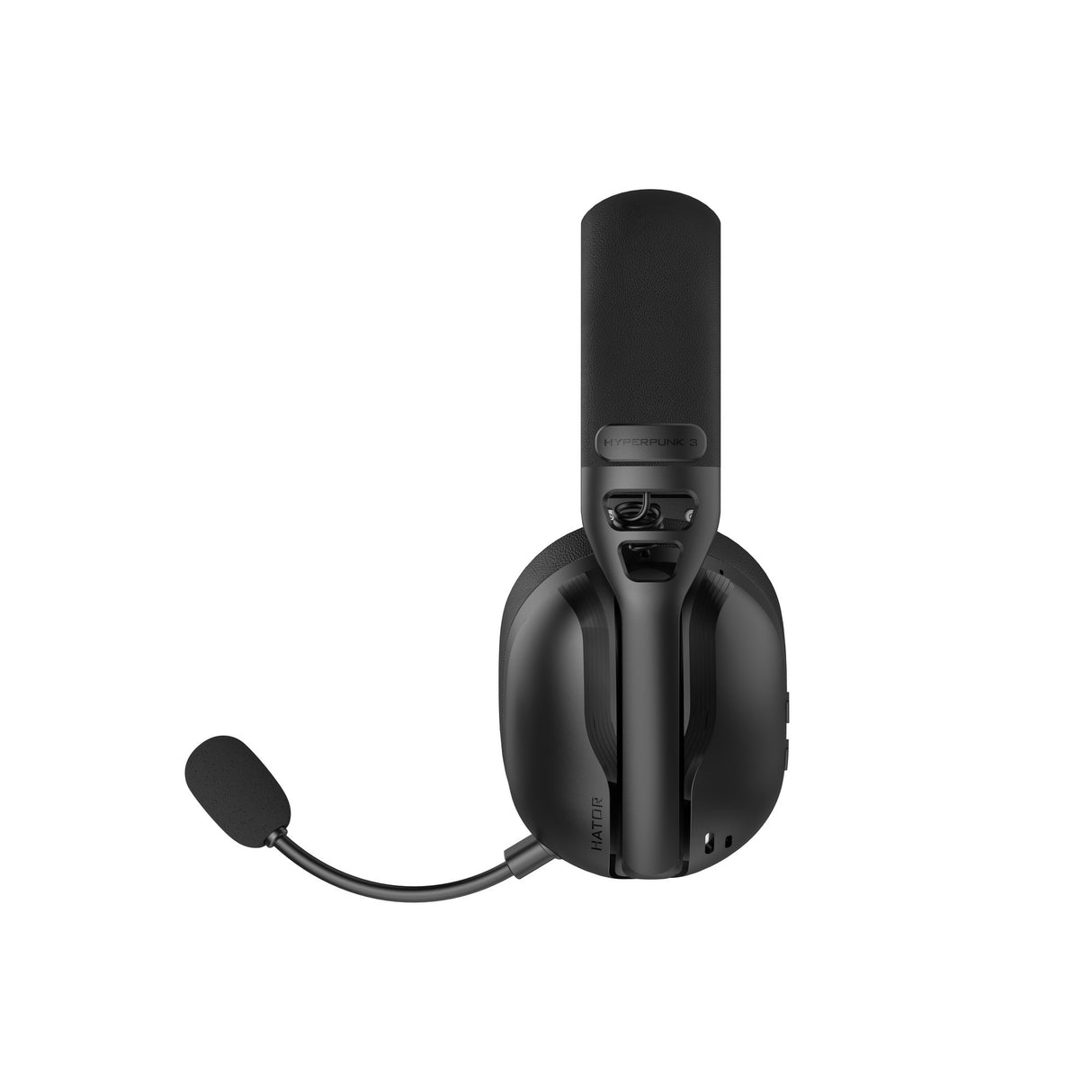 Hator hyperpunk 3 wireless over-ear gaming headset (zwart, 2.4ghz bluetooth 5.4 usb-c)