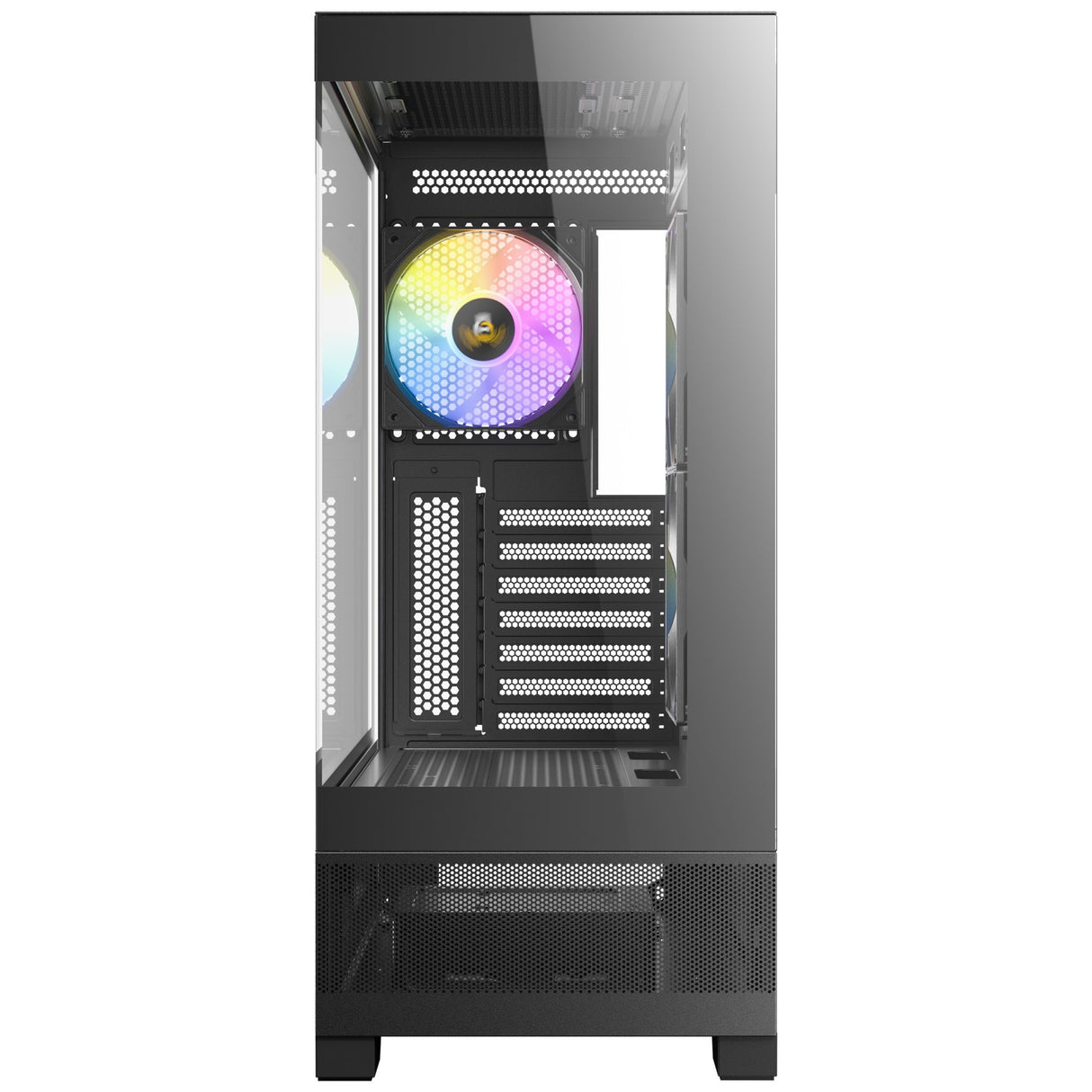 Antec cx700 argb Midi-Tower-Gehäuse (schwarz | 1x USB-A | 1x USB-C | gehärtetes Glas)