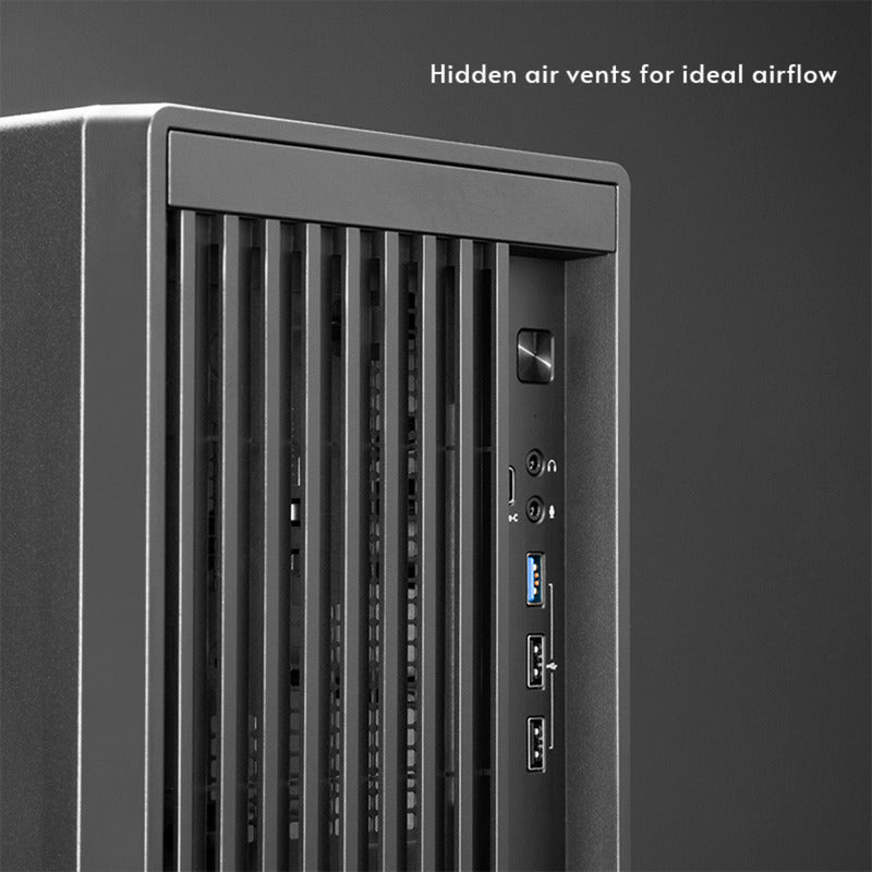 Chieftec uni bs-20b-op Mini-Tower-Gehäuse (schwarz | 3x USB-A | 1x USB-C)