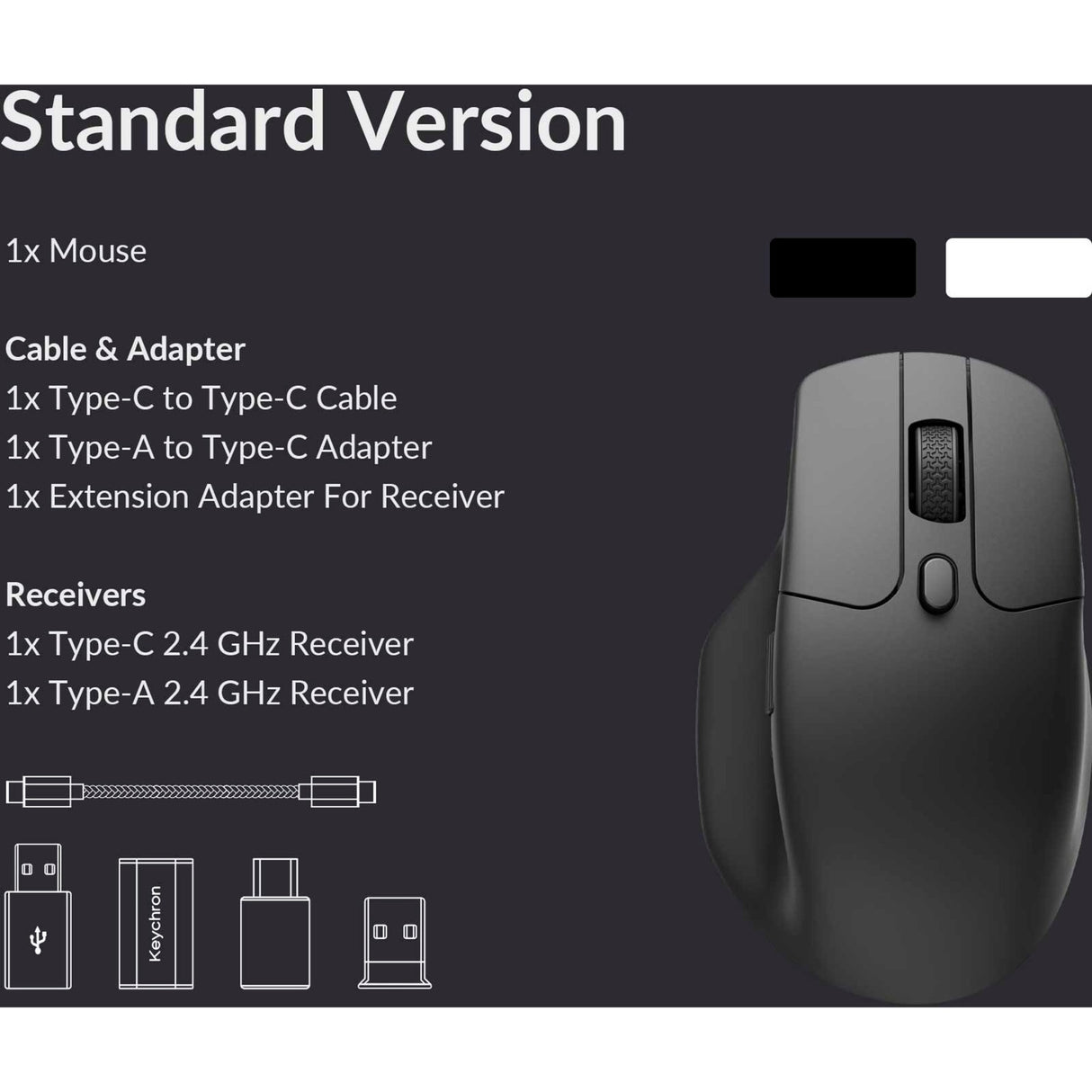 Keychron Keychron M6-A1 kabellose Maus