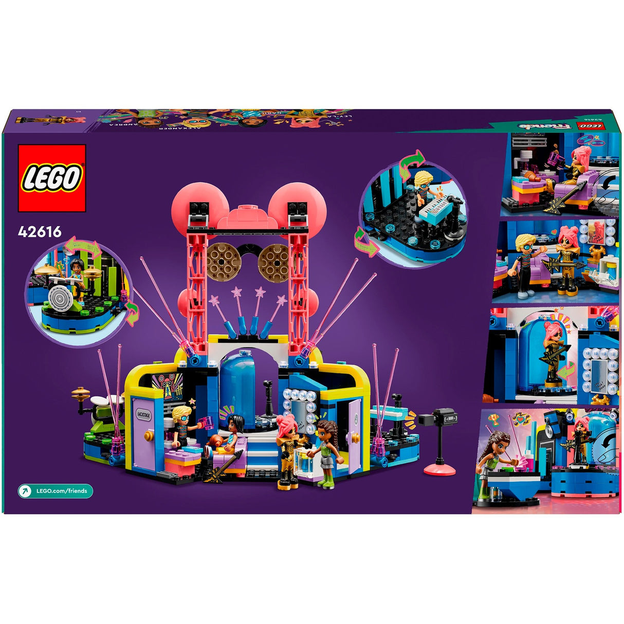 Lego Friends – Heartlake City Musical Talent Show Bauspielzeug (42616)