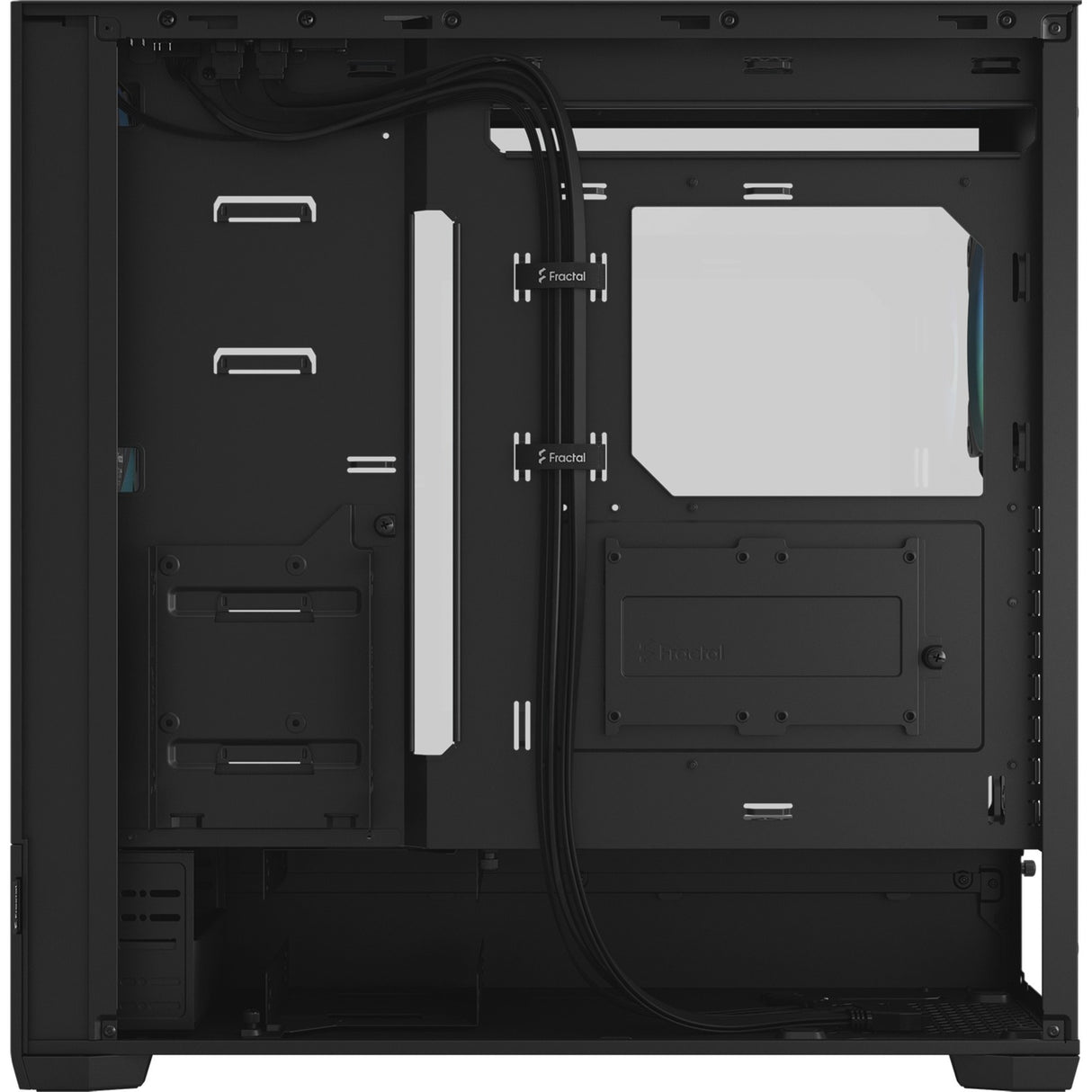 Fractal Design Pop XL Air RGB Big Tower Gehäuse (schwarz | 2x USB-A | RGB | gehärtetes Glas)