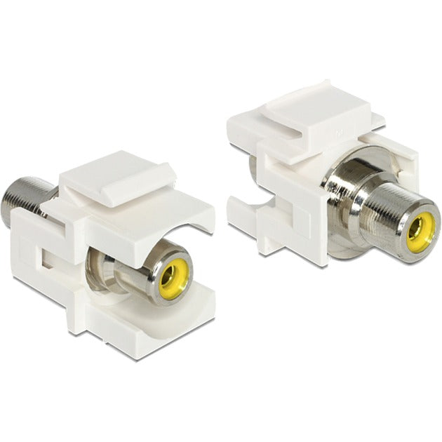 Delock Keystone-Modul Cinch-Buchse > Cinch-Buchse gelb Adapter (86306)