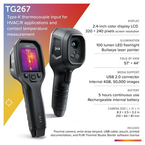Flir TG267 Wärmebildkamera