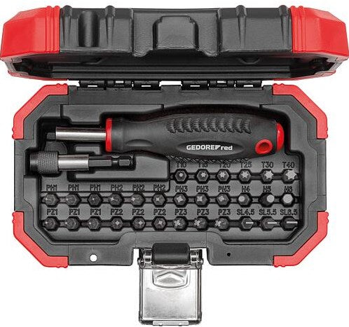 Gedore Red Bitset mit Bit-Schraubendreher 32-Stück