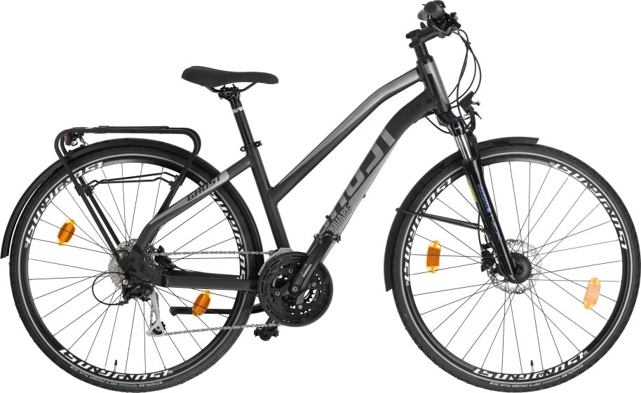 Ghost Square 28 Zoll XS Damen 27V Schwarz Grau
