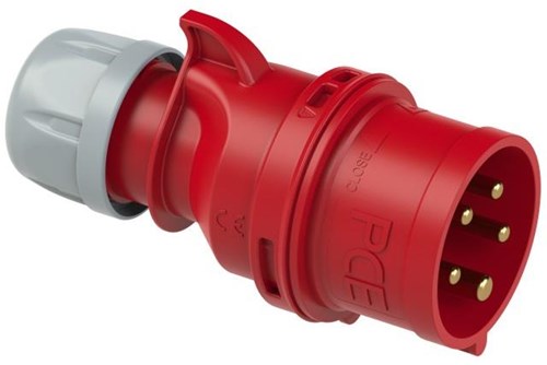 Gp cee 5p 32a 400v stecker rot - 6313170