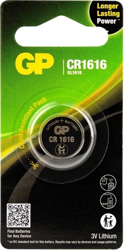 GP CR1616 Lithium-Knopfzelle 3 V 1 PS