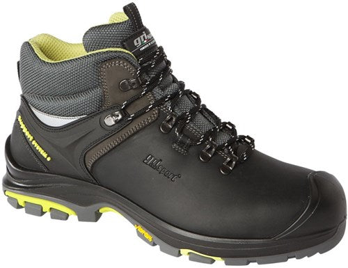 Grisport safety tundra 33504 hoog s3 zwart lime - maat 40 - 11.049.046.40