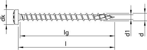 Heco topix-plus 4,0 x 40 ck t-20 vd verz; 500 Stück – hc60494