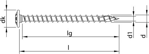 Heco-Topix-Plus 8,0 x 40, TK, Gegenkopf, T40, VD, HP, 100 Stück – hc61228