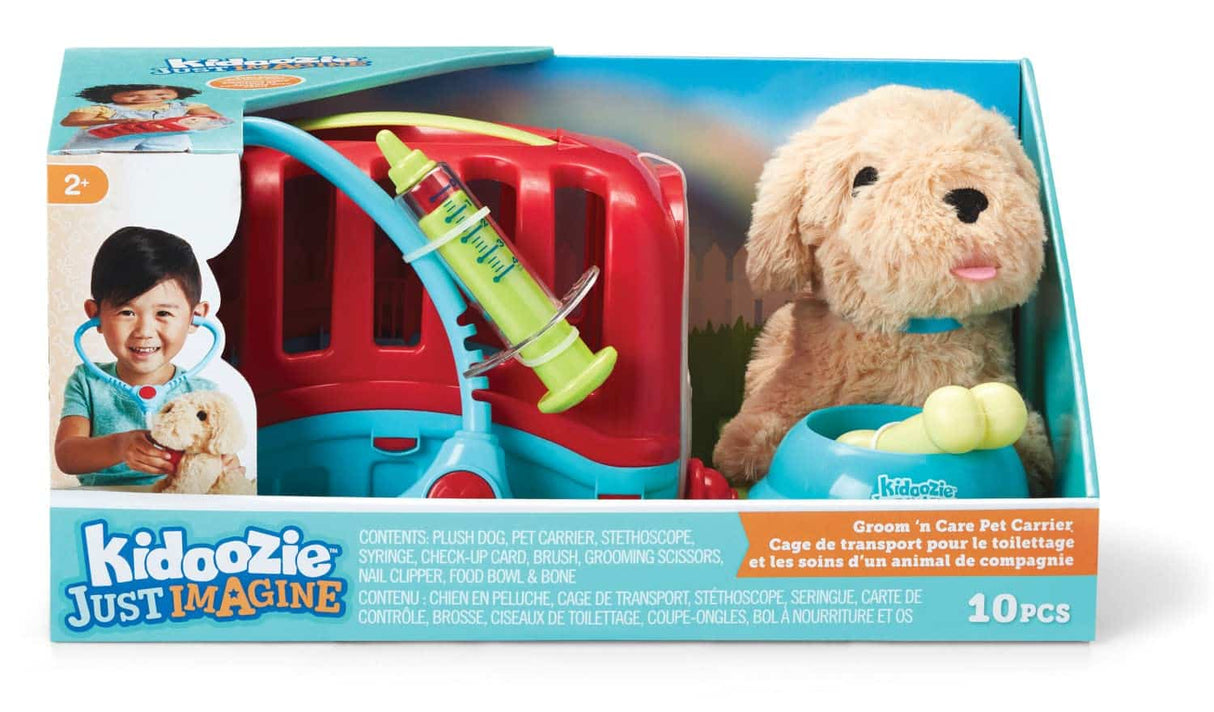 Playgo Kidoozie – Groom n Care Hundetragetasche mit Zubehör.