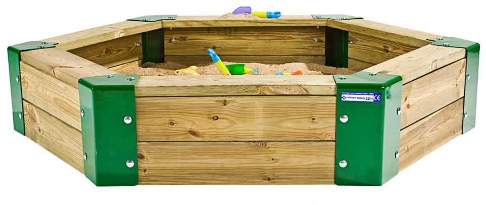 Hörby Bruk Sandbox 150 x 110 x 28 cm Holz natürlich
