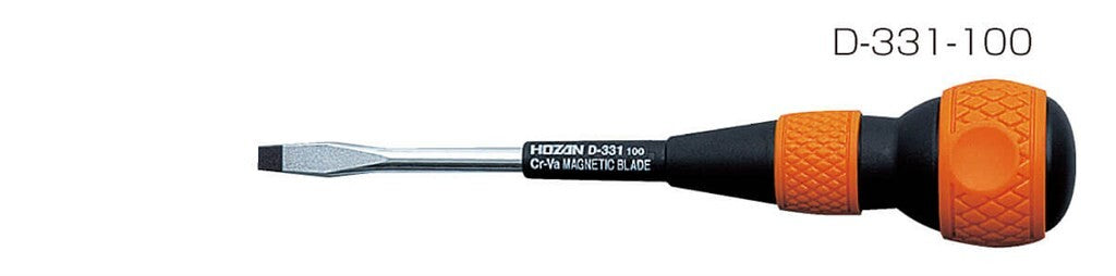 Hozan D-331-100 Schraubendreher flach 6,0 x 1,0 mm, L=100 mm