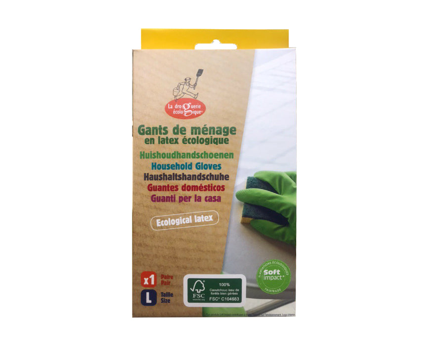 La droguerie écologique Haushaltshandschuhe Naturlatex FSC - S