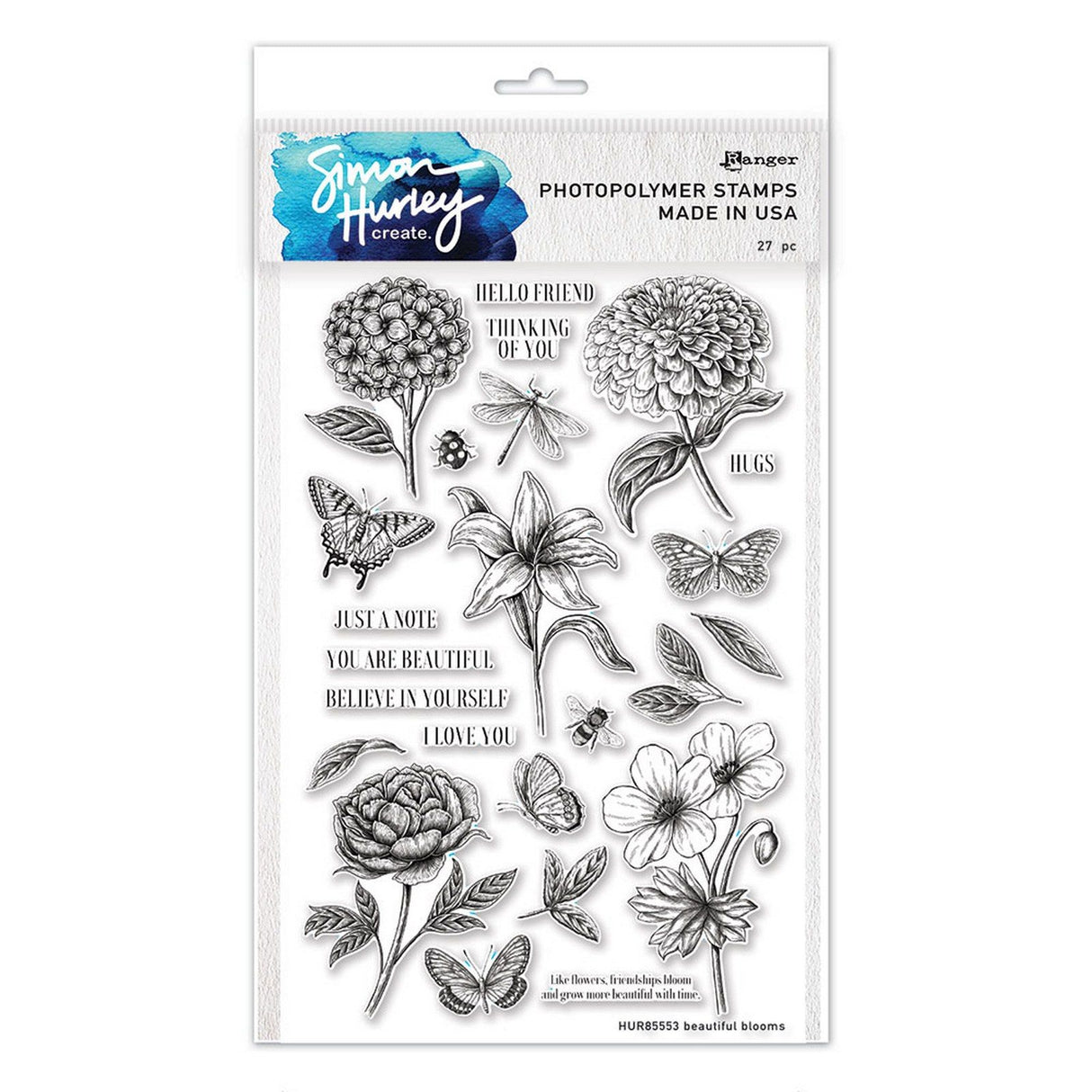 Ranger Ink Ranger • Simon Hurley erstellt Photopolymer-Stempel mit wunderschönen Blüten