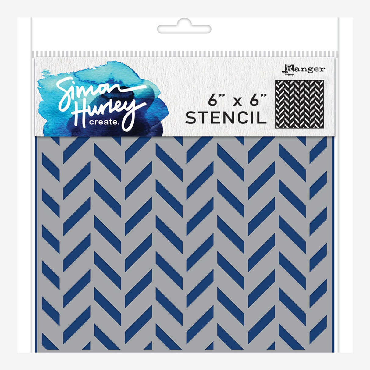 Ranger Ink Ranger • Simon Hurley erstellt eine Schablone mit Flip-Flop-Chevron