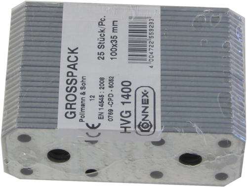 Connex-Verbindungsplatte 95x35x2,5 25 Stück vz - hvg1400
