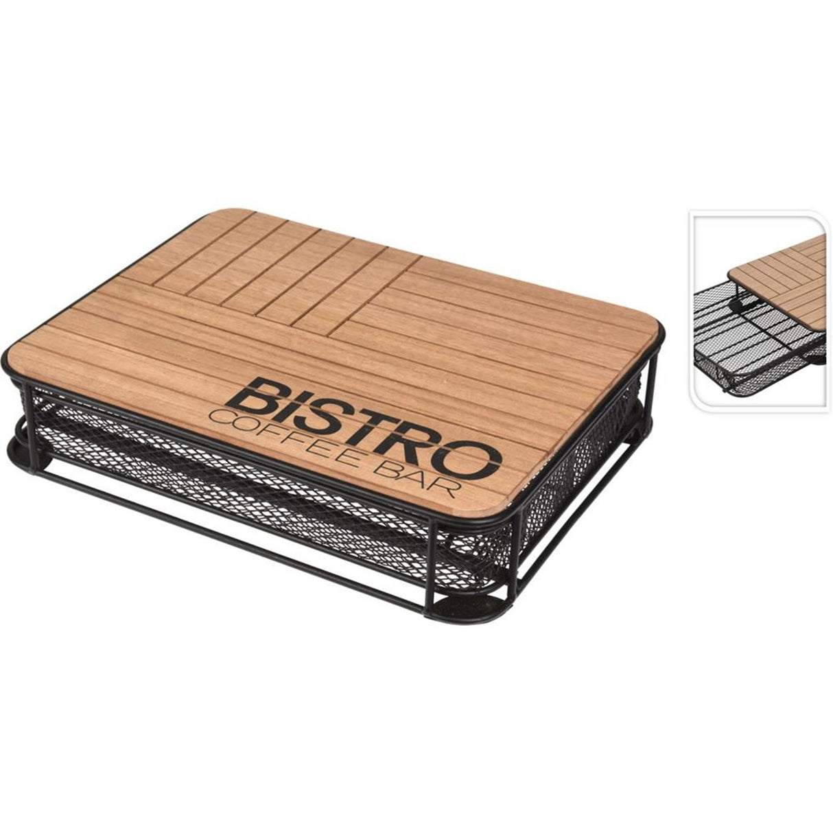 Excellent Houseware Kaffeetassenhalter Bistro 30x24x6cm