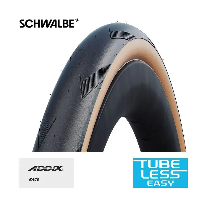 Schwalbe äußerer Reifen eins 28-Zoll (28-622) Schwarzer Beige