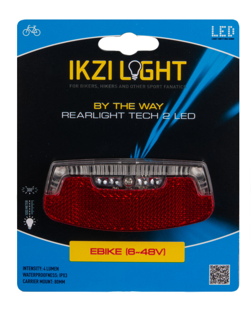 Ikzi Taillight 2-LEDS übrigens E-Bike 8-48V-Karte