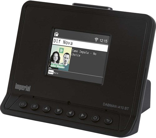 Imperial Dabman i410 BT kompaktes Hybridradio DAB+ FM Internet Bluetooth Schwarz – 22-239-10