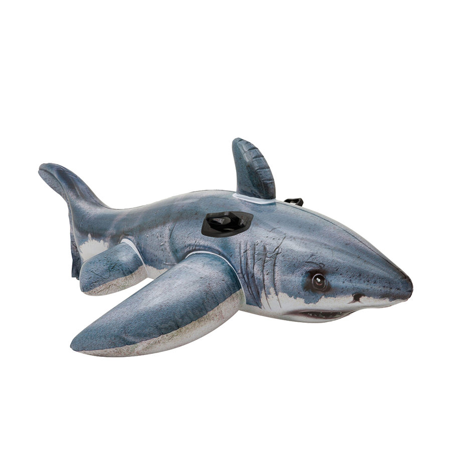 Intx White Shark Ride-on 173x107cm