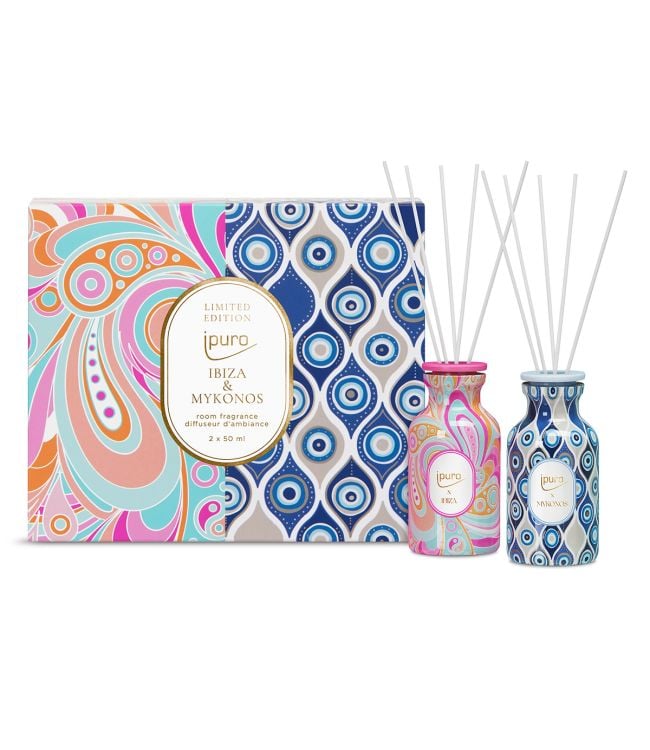Ipuro Duftdiffusor-Set Mykonos Ibiza 2x50ml