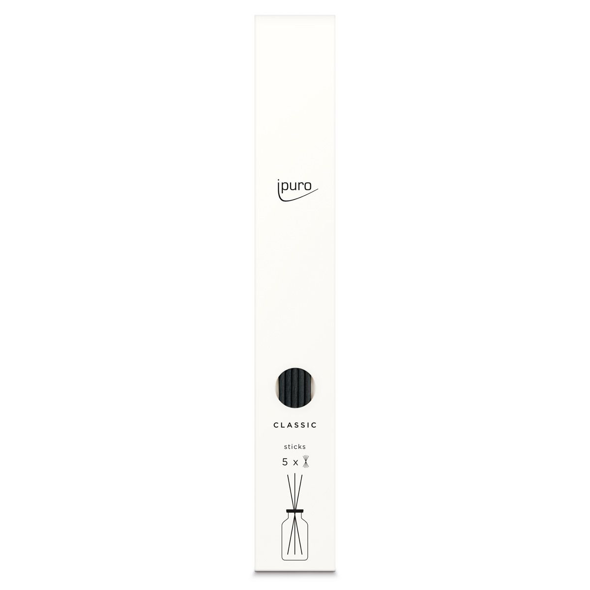 Ipuro Nachfüllsticks schwarz für 240ml