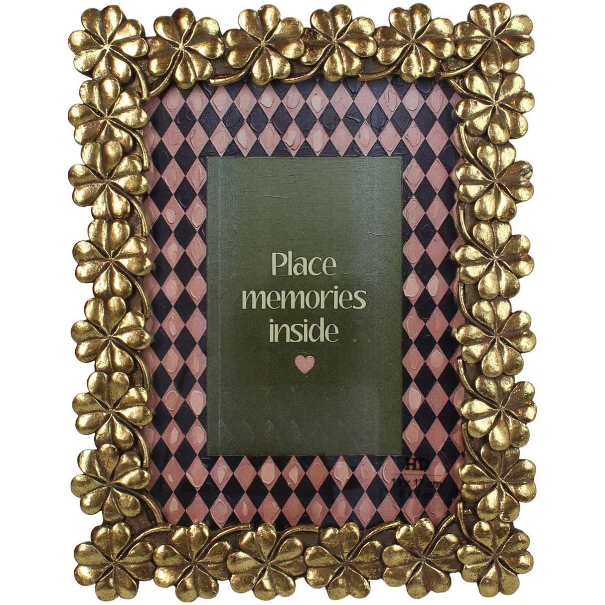 Kersten fotolijst klaver vier polyresin goud 13x18cm