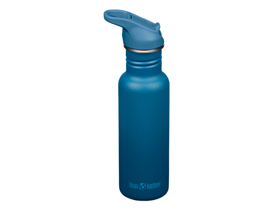 Klean Kanteen Trinkflasche – klassisch schmal – Sportverschluss mit Flip – Corsair – 532 ml