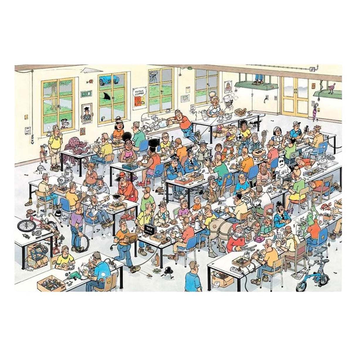 Jumbo-Puzzle von Jan van Haasteren – schaffen wir es? - 2000 Stk.