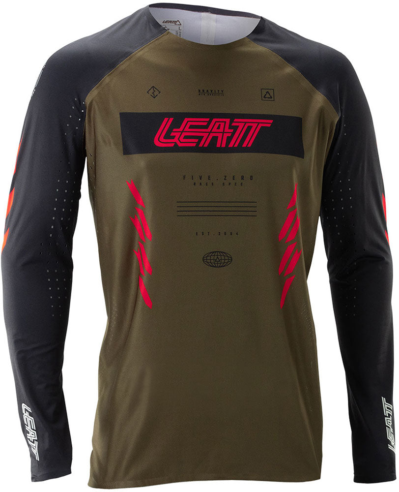 Leatt gravity 5.0 - mtb long sleeve jersey | l