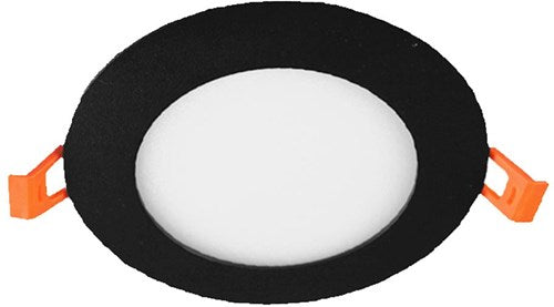 Enzo led panel downlight 9w 4000k incl. driver zwart - led2622
