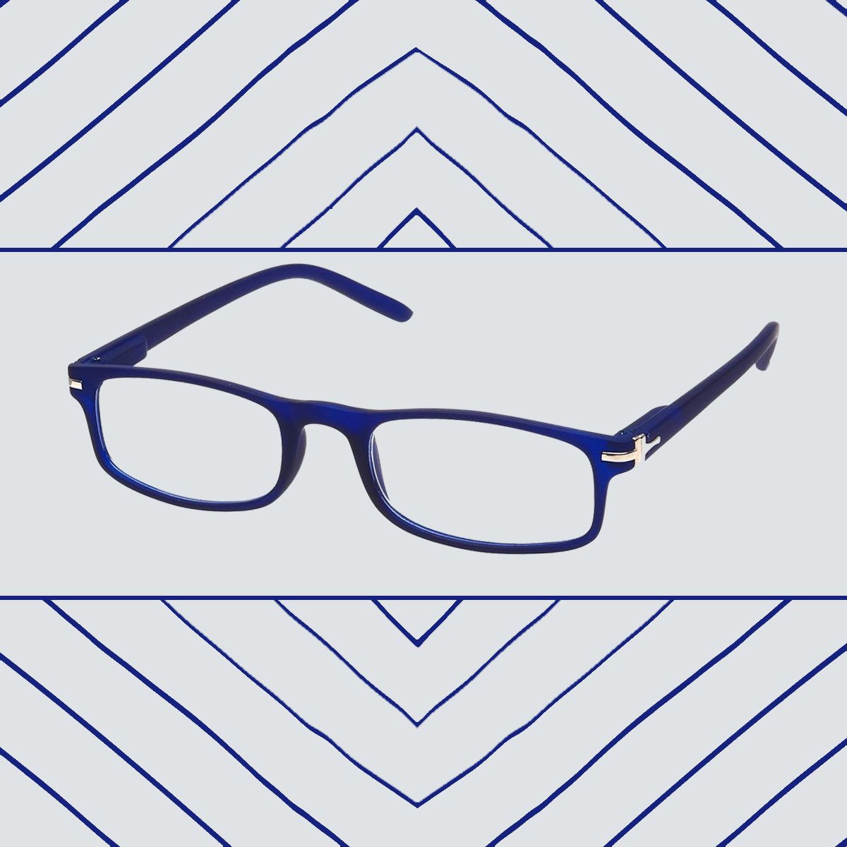 Spectrum Lesebrille mattblau rechteckig 2,00