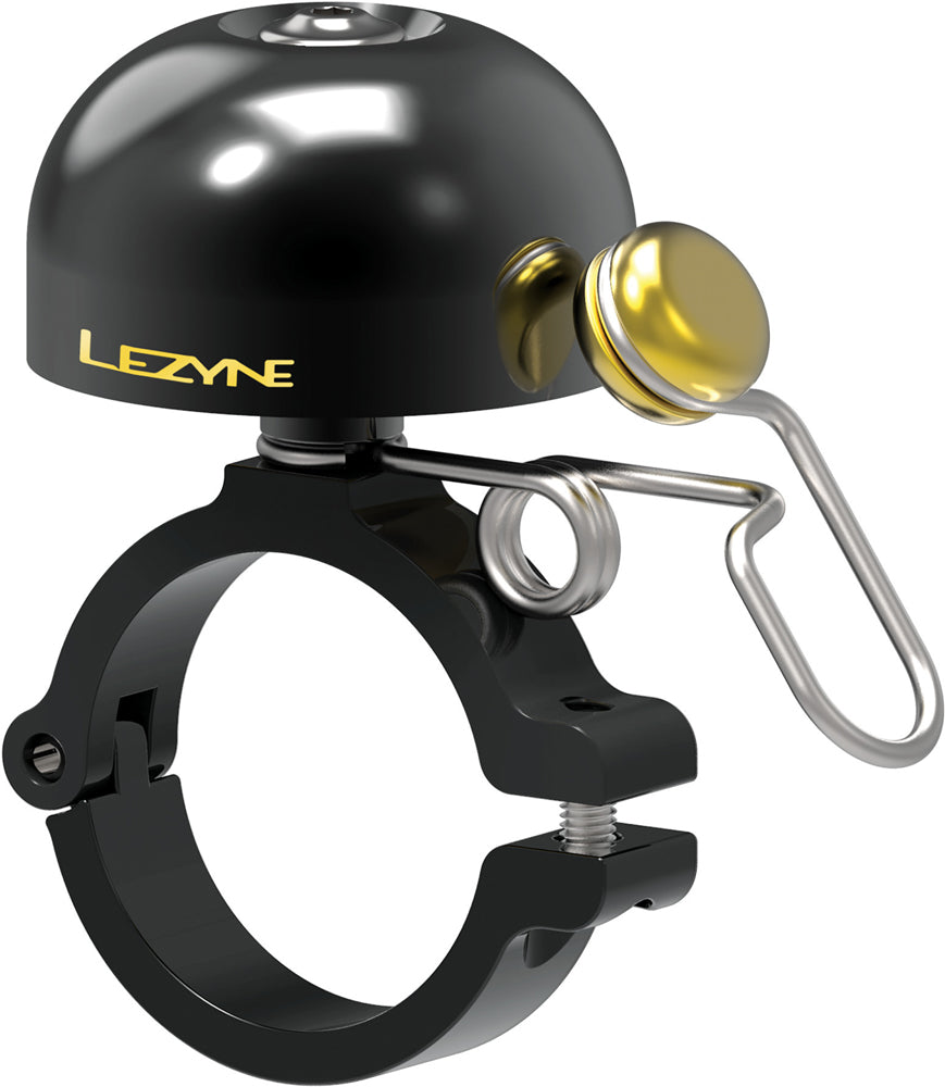 Lezyne klassische Fahrradklingel aus rostfreiem Messing