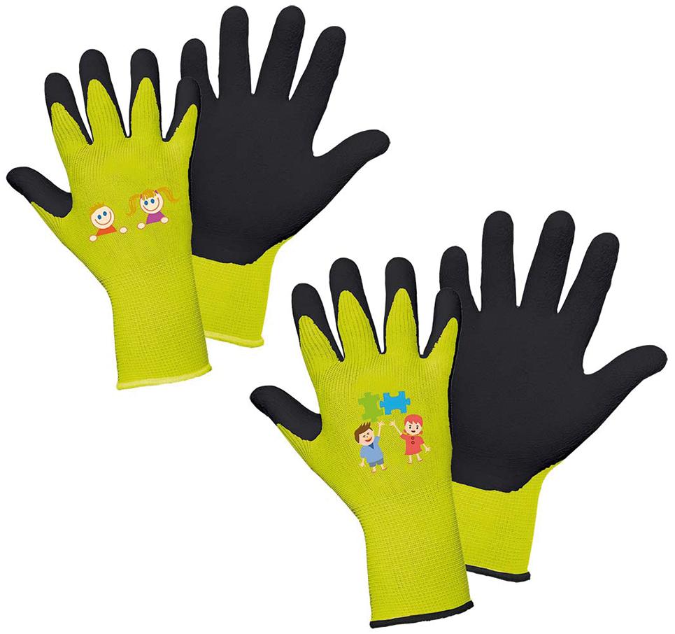 L+D Kinderhandschuh Latex Tekla Gr.3 Neongelb