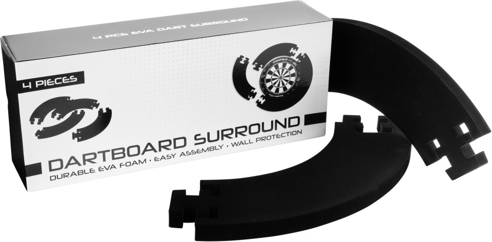 Longfield Darts Dartbord randing zum Wandschutz 4-teilig