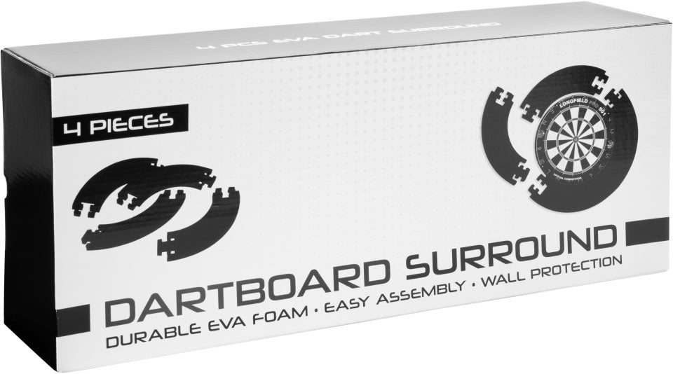 Longfield Darts Dartbord randing zum Wandschutz 4-teilig