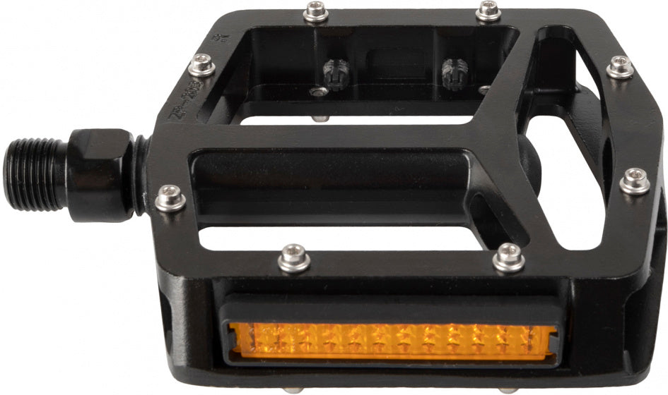 M-Welle Steady Flat Pedal 93 x 97 x 20 mm Aluminiumschwarz