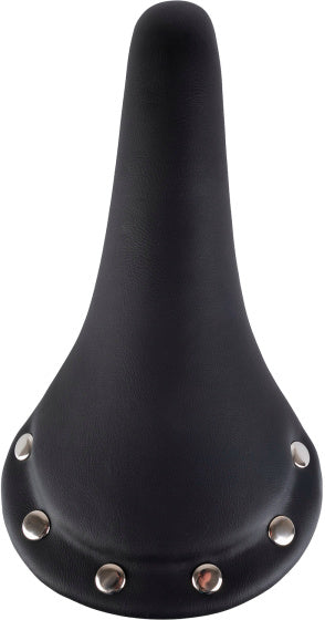 M-Wave Niet Race Sattel Unisex Imitation Leder schwarz