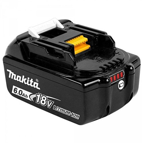 Makita Zubehör Akku BL1860B 18 V 6,0 Ah mit Batterieanzeige – 197422-4